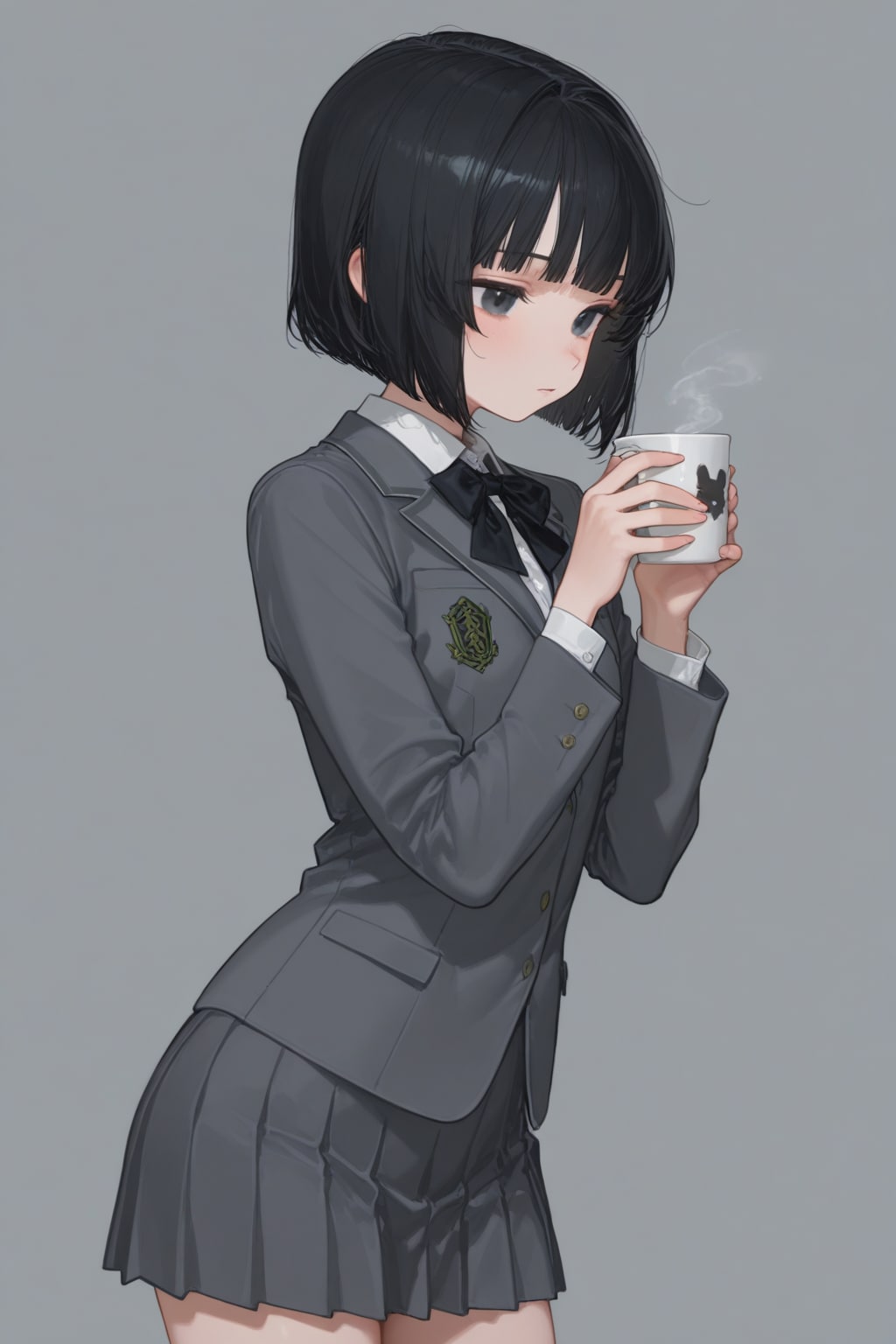 マグカップを持つ女の子