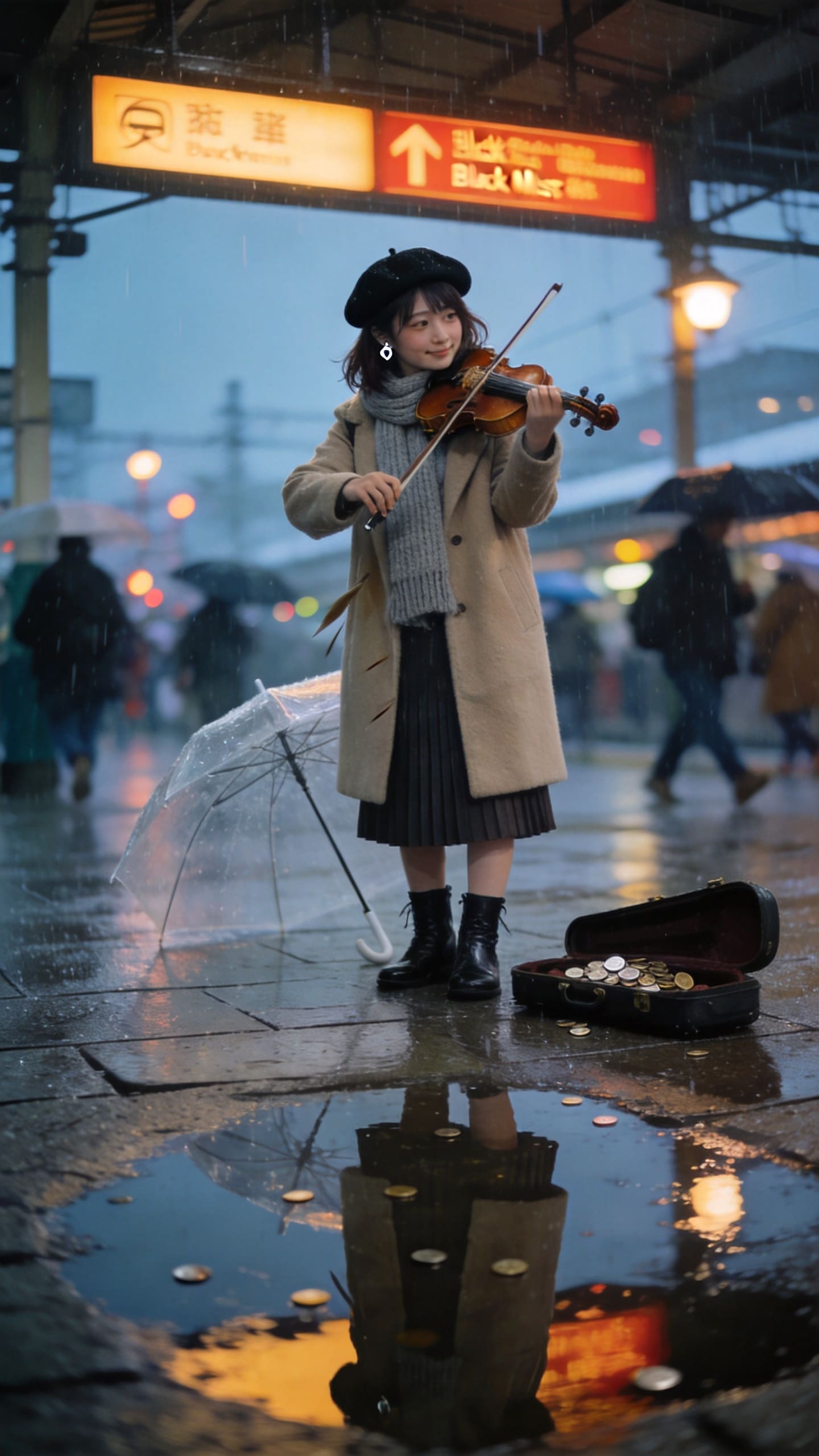 Coins, Rain, and a Violin Song