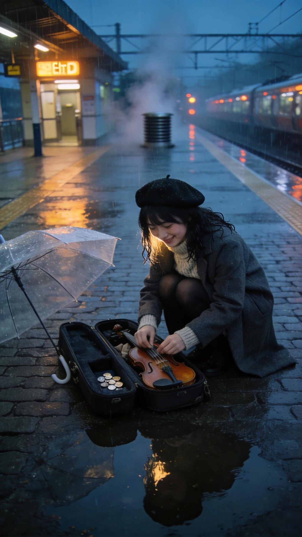 Coins, Rain, and a Violin Song