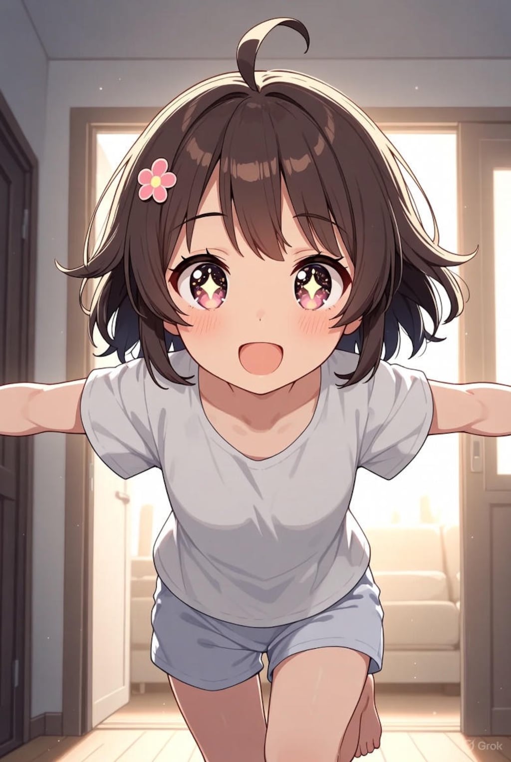 おにーちゃんおかえり！