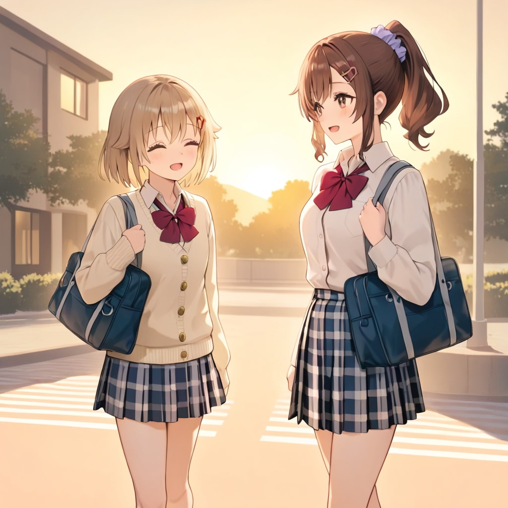 夕暮れの帰り道