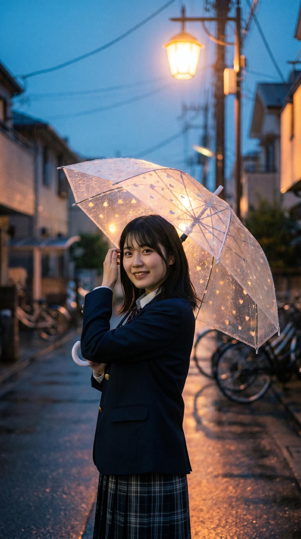 Heartbeats Beneath a Rainy Umbrella
