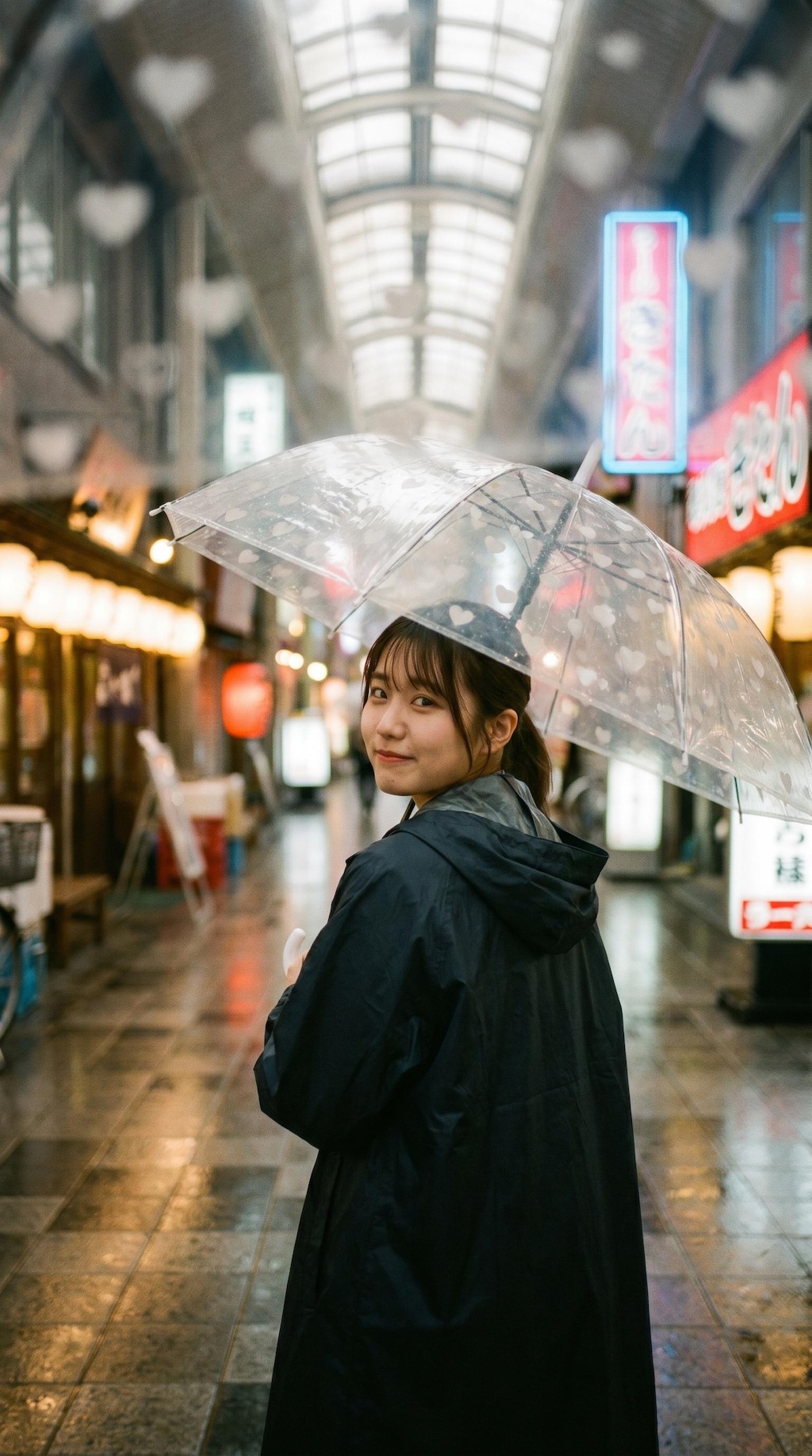Heartbeats Beneath a Rainy Umbrella