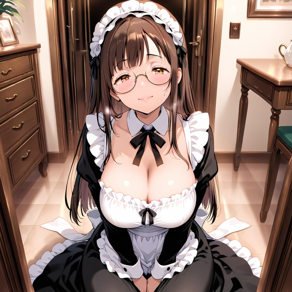 めちゃくちゃ甘やかしてくるメイドさん | の人気AIイラスト・グラビア