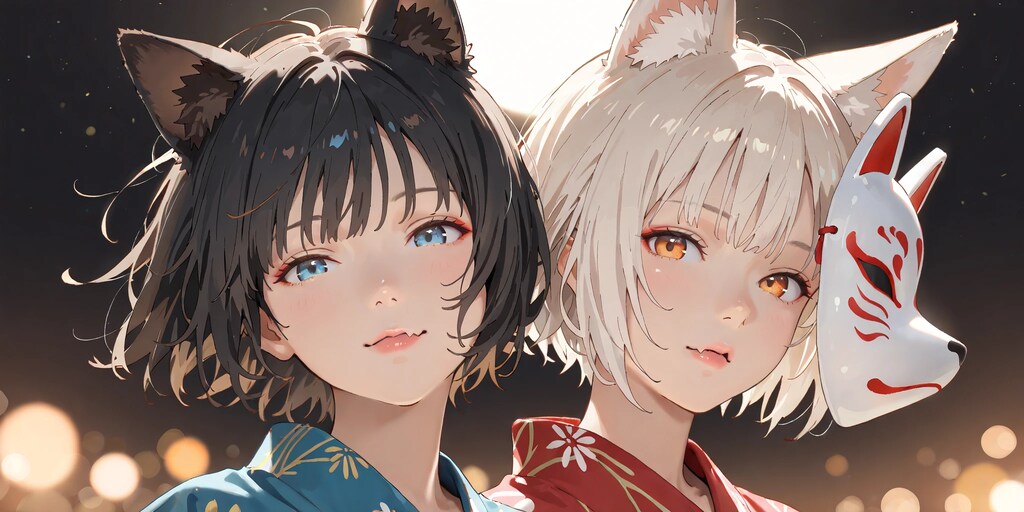 【追加】狐面　～琴葉と紗奈～