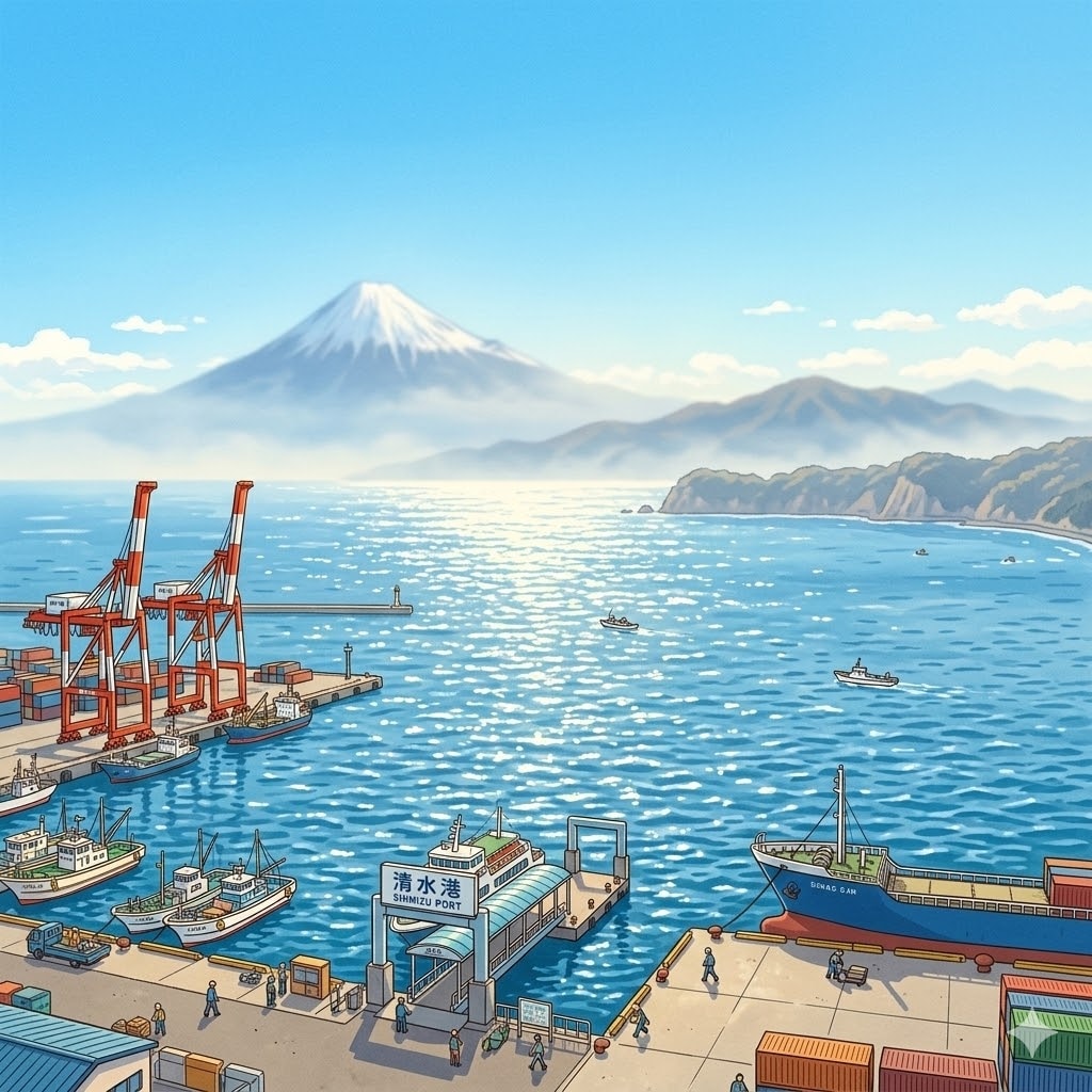 一応 駿河湾です。