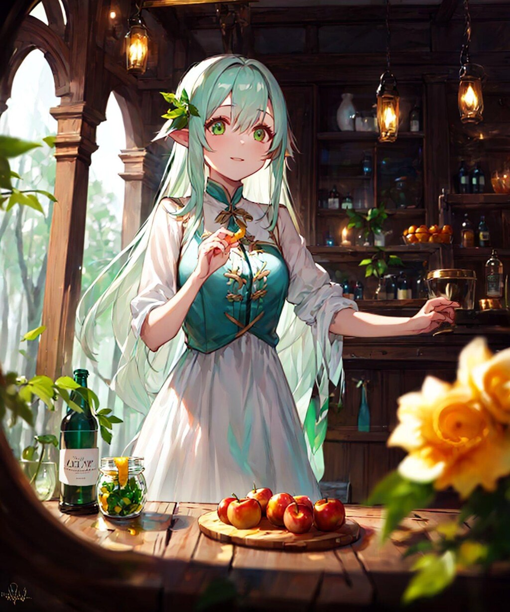 エルフの喫茶店