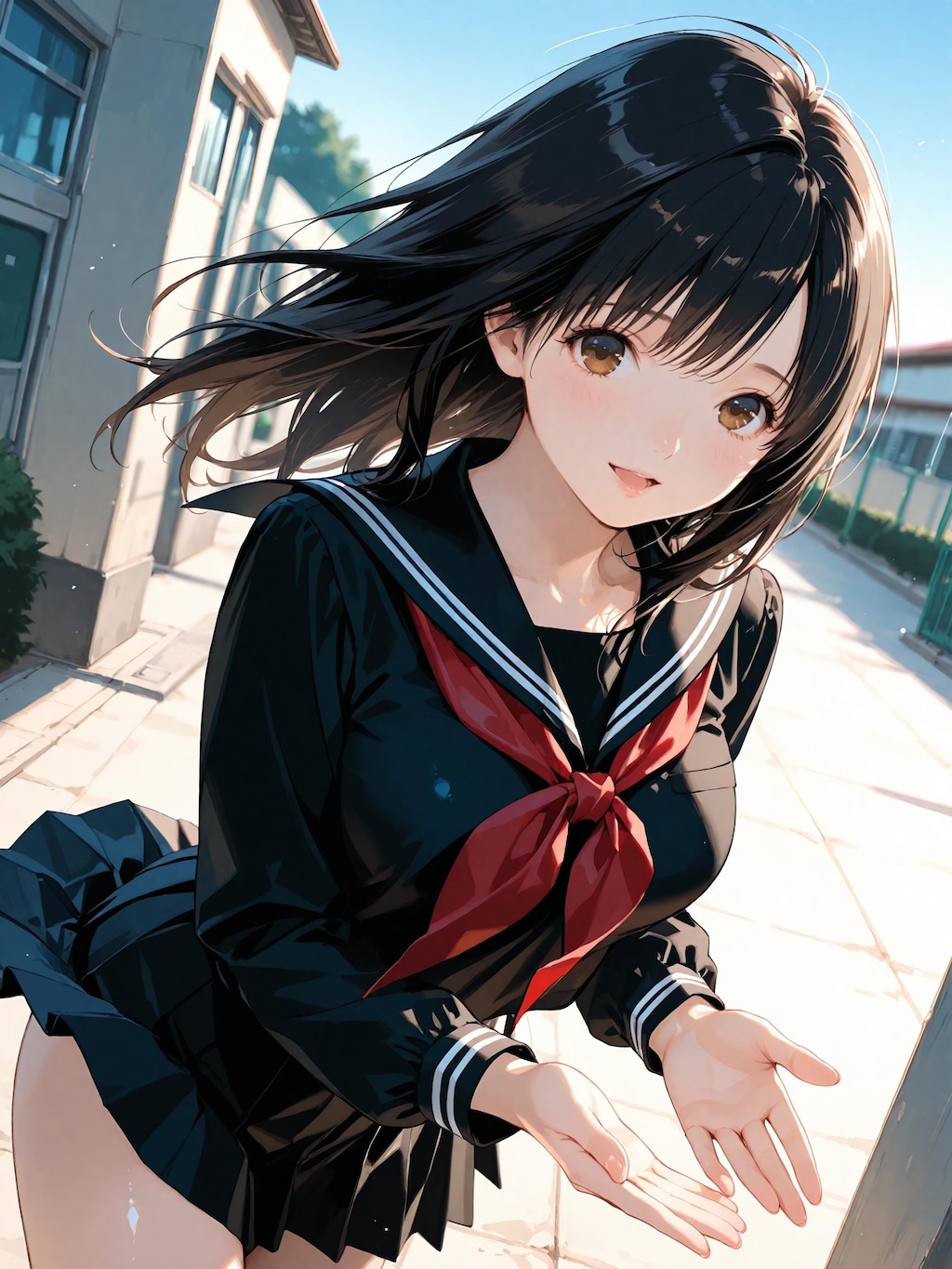 【いちご100%】東城綾：登校