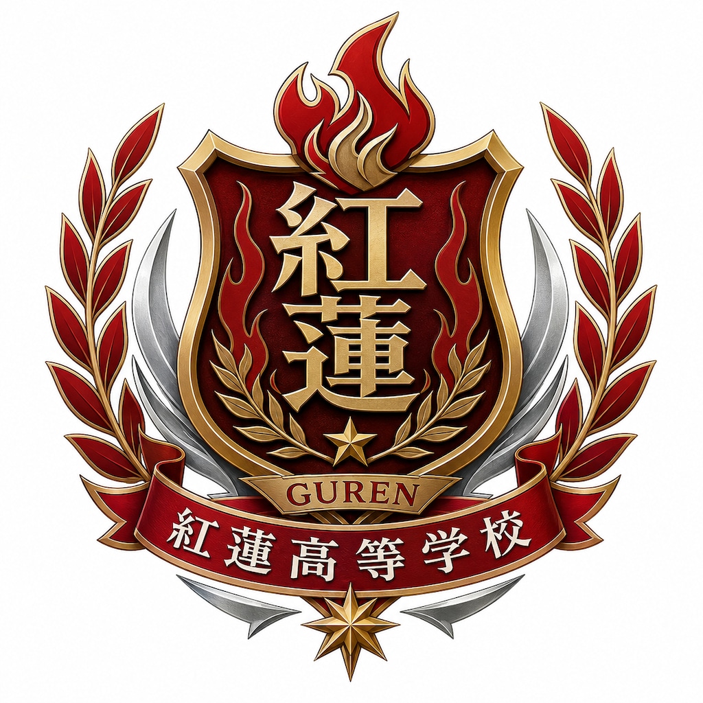 学校の校章を考えてもらった【ChatGPT】