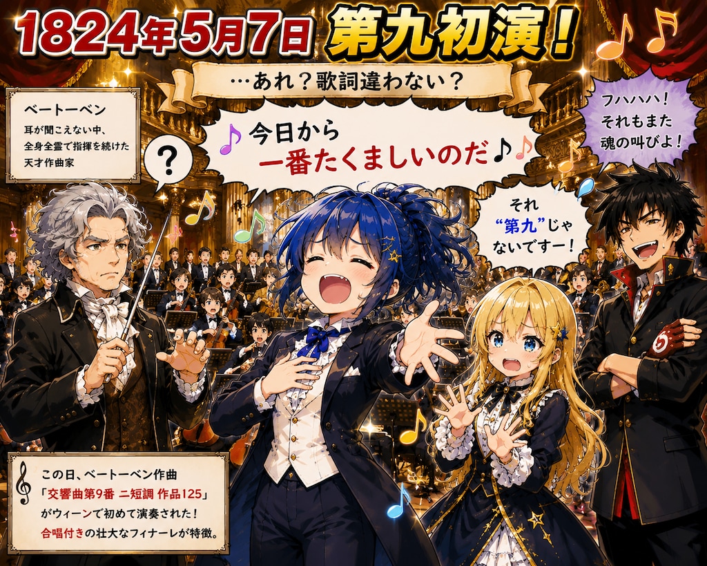 5月7日は第九の初公演日