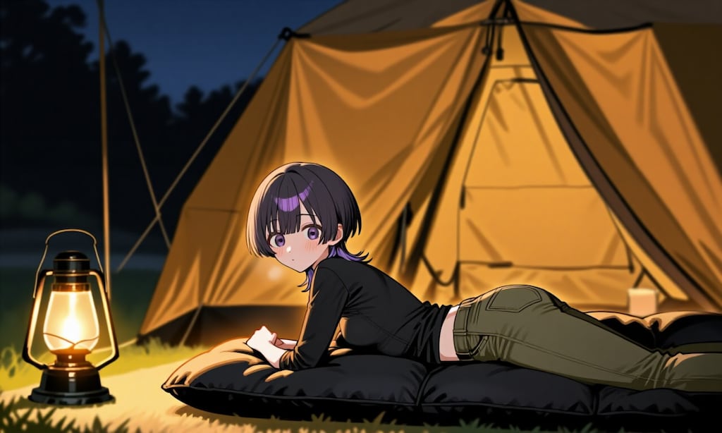 キャンプ烏夜ちゃん。