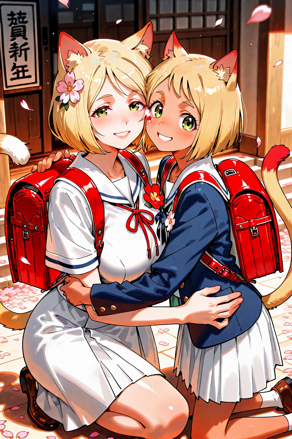 うわー。ボクたちの入学式の写真だぁ。懐かしぃ……