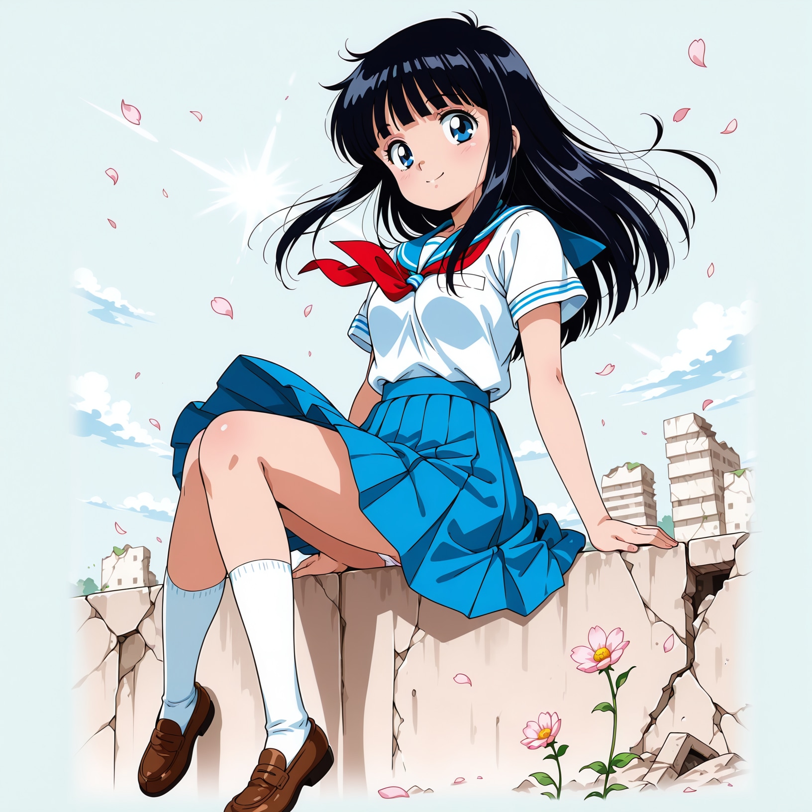 セーラー服の少女