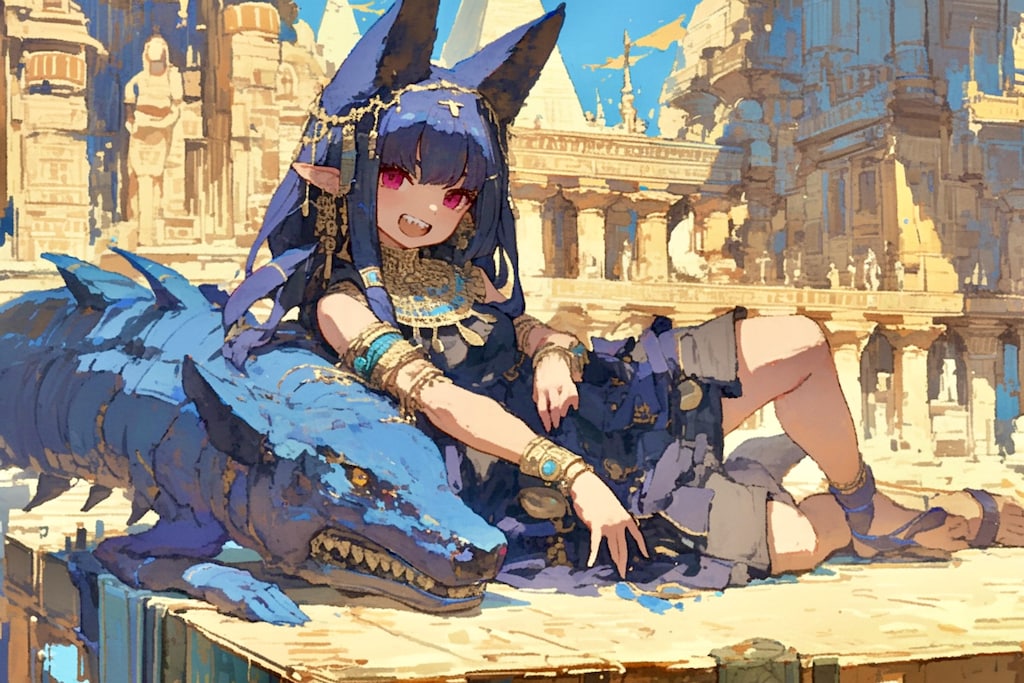 アヌビス✖︎耳飾り🐾