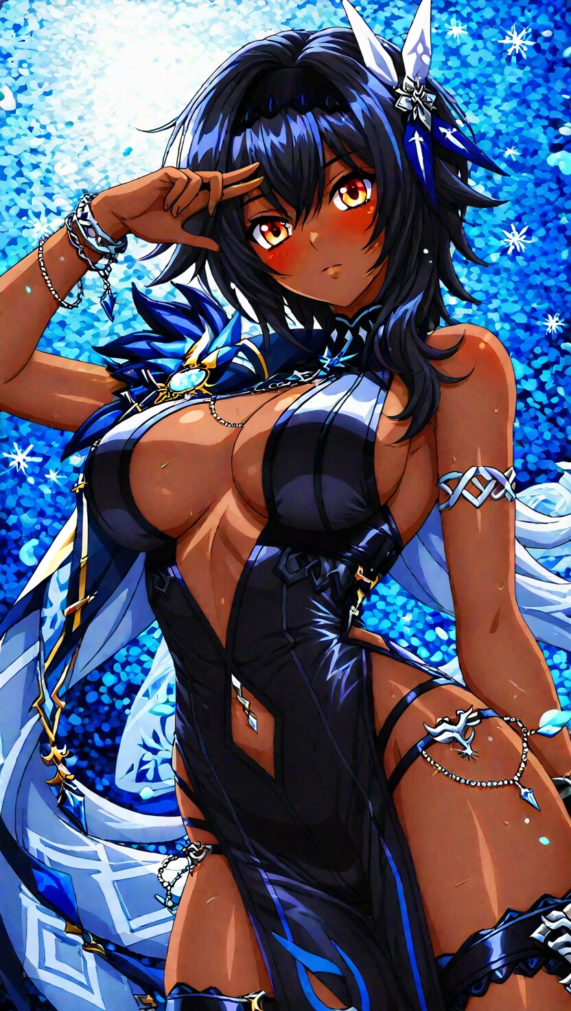 スタイリッシュな褐色美女17