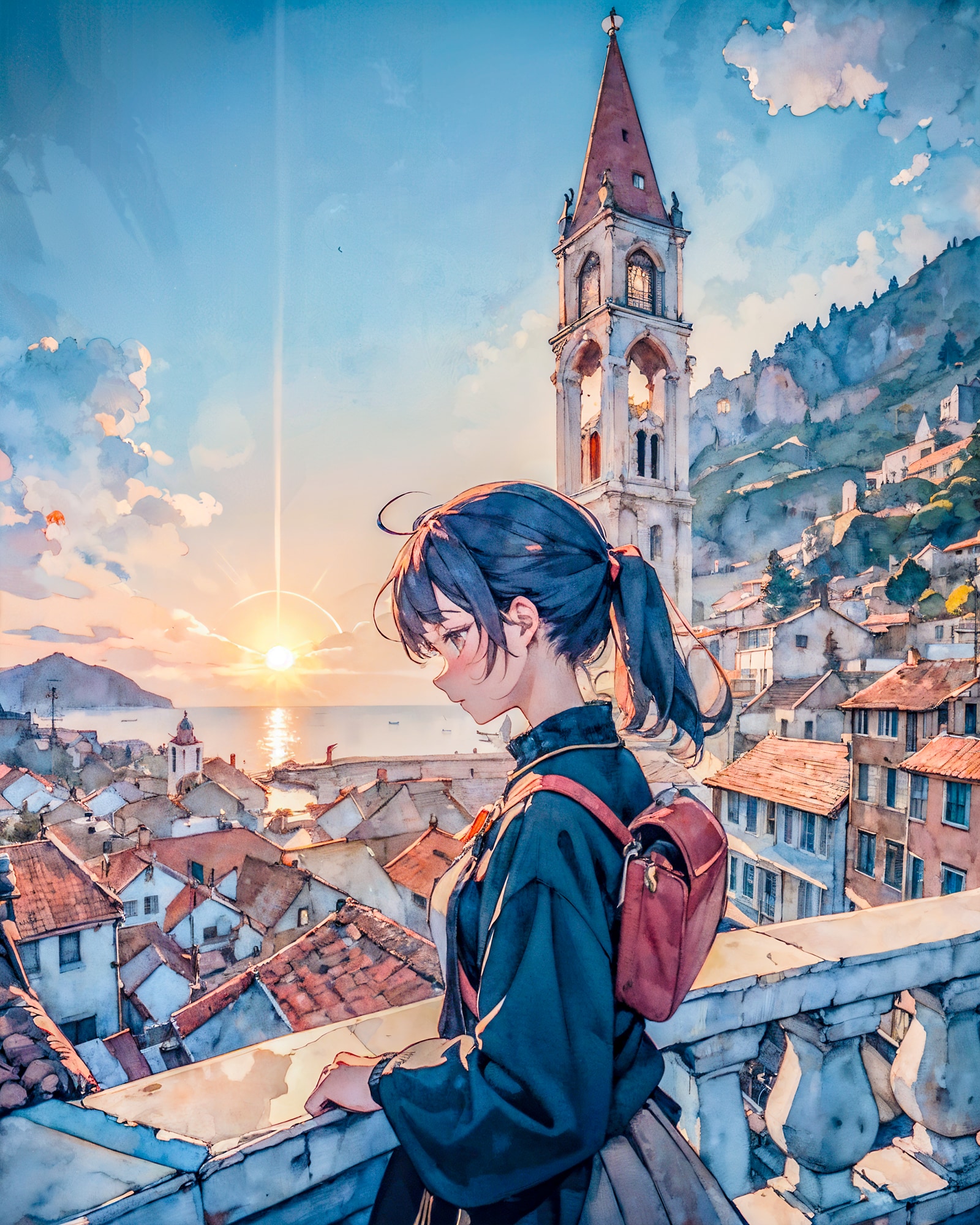 この静かな瞬間に、平穏と明晰さを見つける | の人気AIイラスト・グラビア