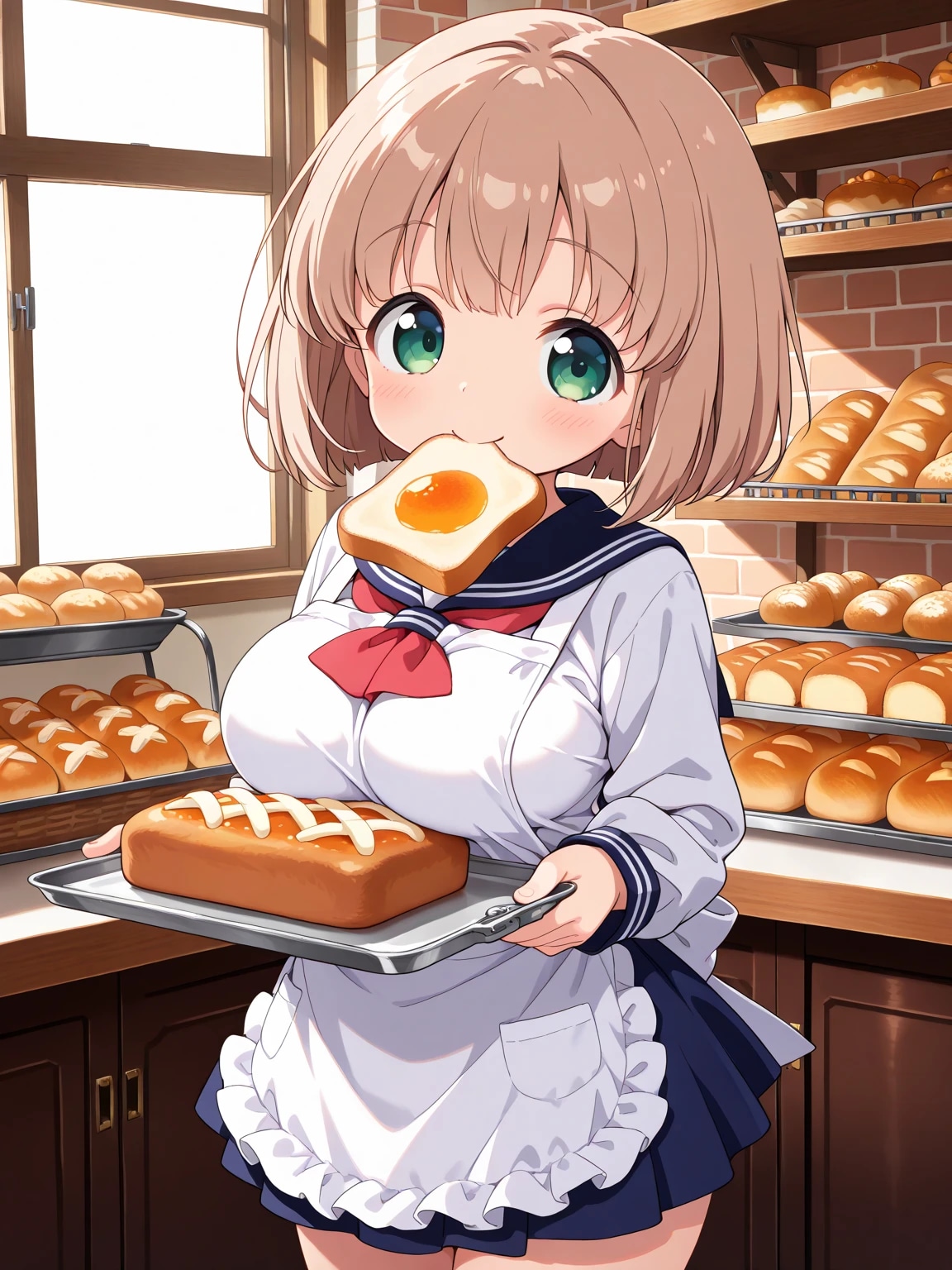 ベーカリーが大忙し！