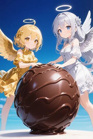 金と銀のエンゼル196 | の人気AIイラスト・グラビア