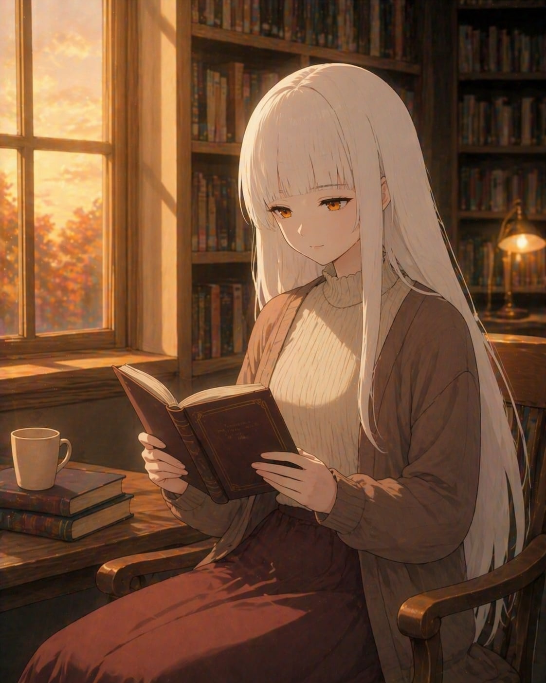 落ち着く場所で | の人気AIイラスト・グラビア