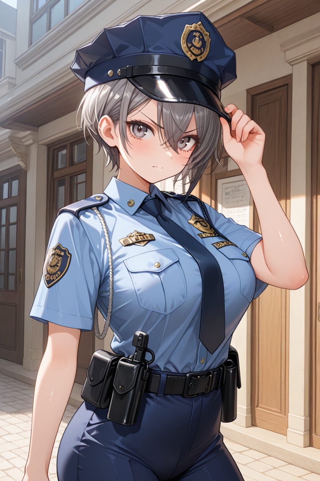 ボーイッシュポリスウーマン