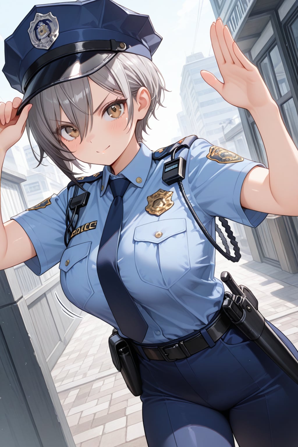 ボーイッシュポリスウーマン