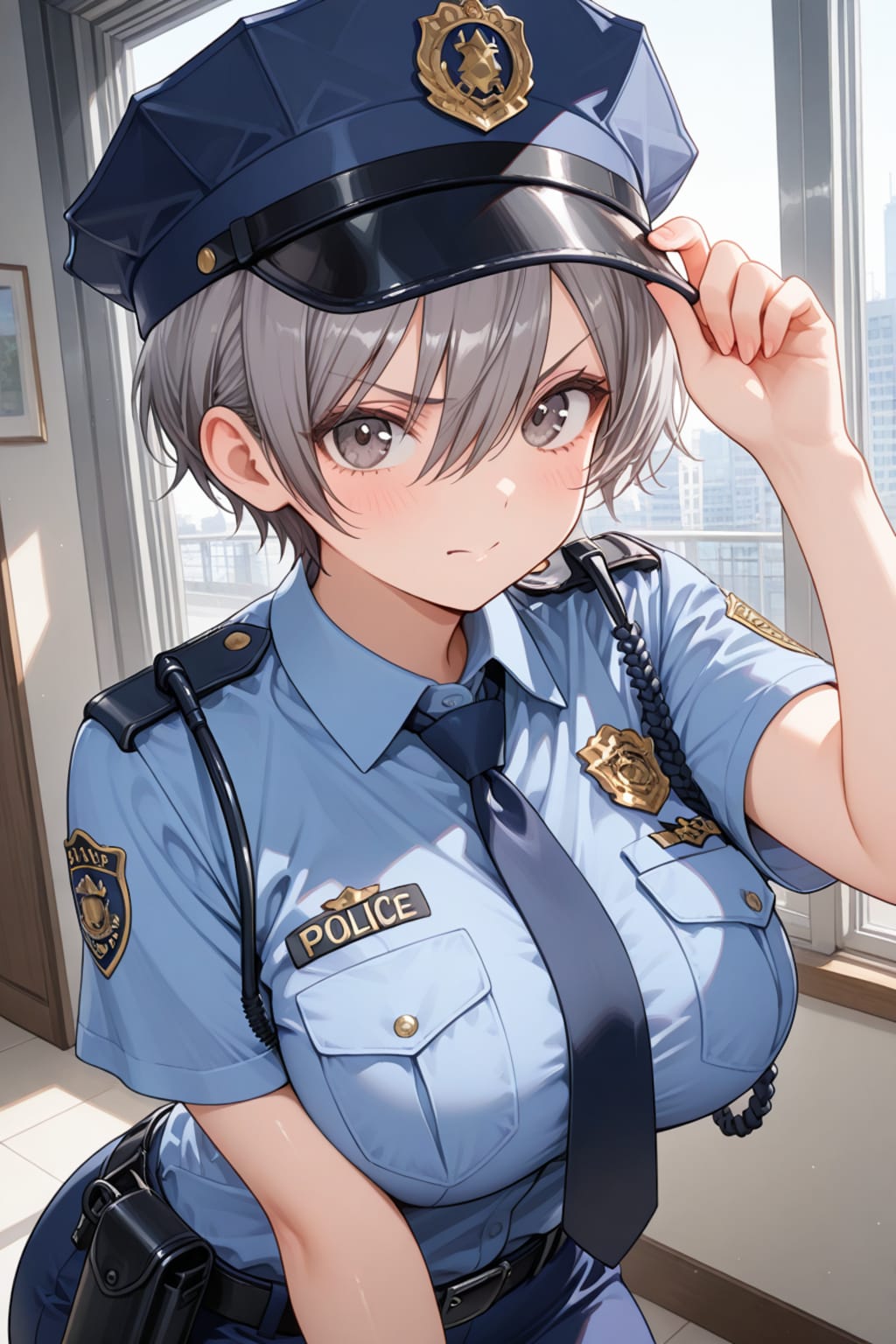 ボーイッシュポリスウーマン