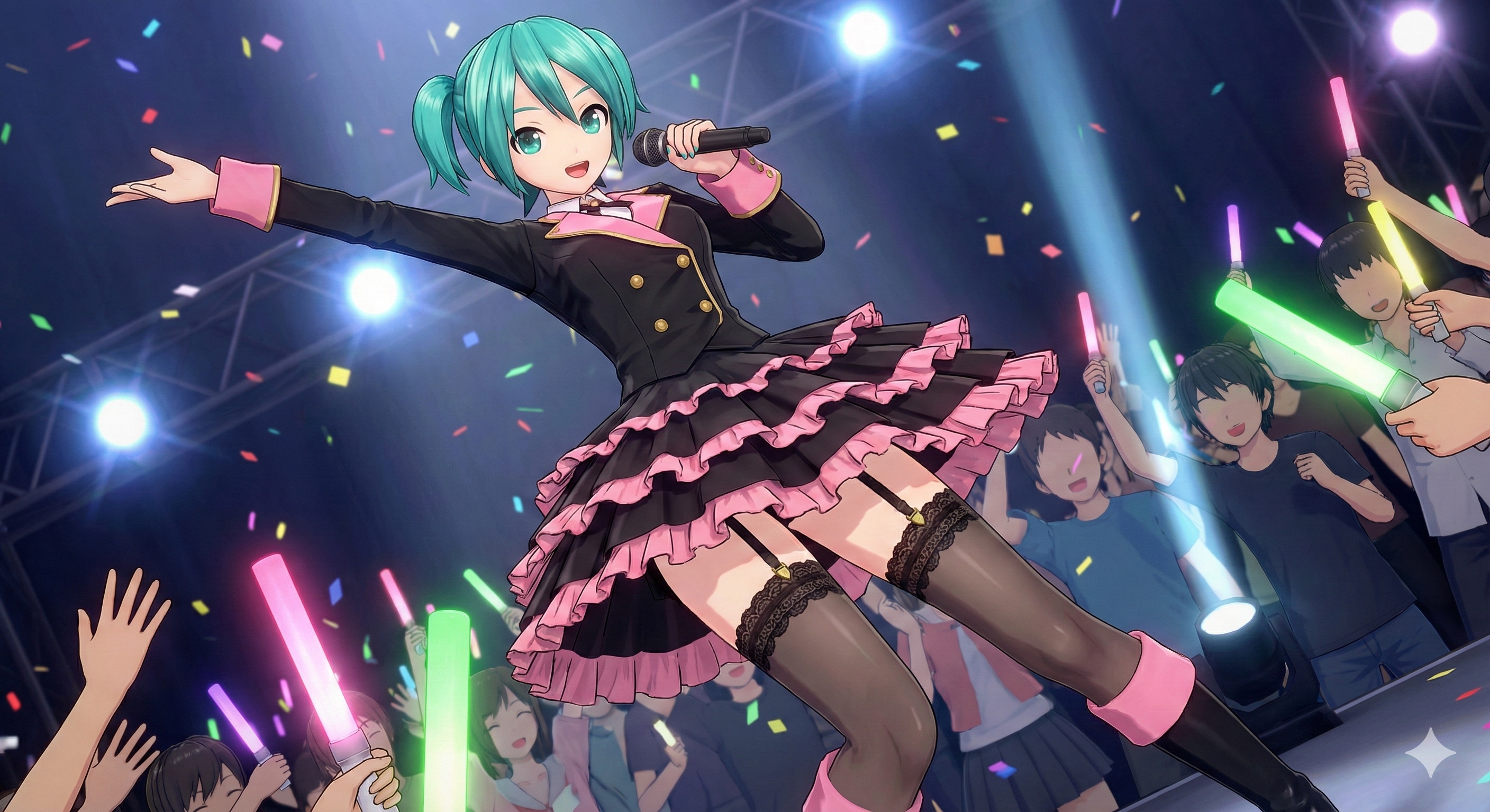 ミクさん ライブ | の人気AIイラスト・グラビア