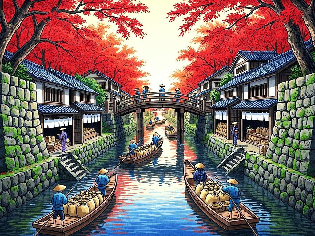 滋賀県近江八幡市八幡堀