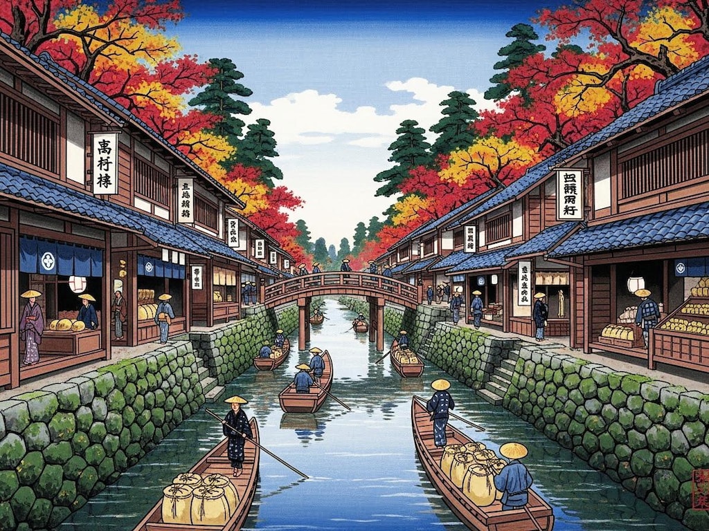 滋賀県近江八幡市八幡堀