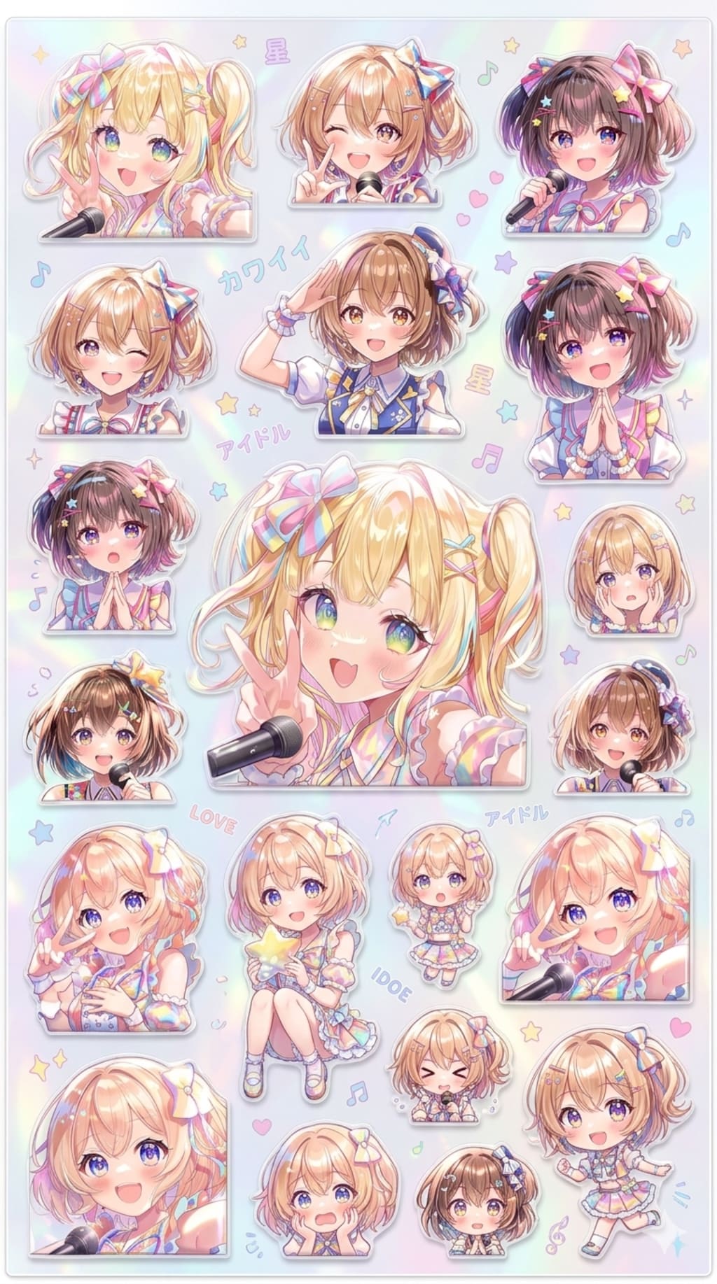 ３時のアイドルシール集（１） nanobanana2