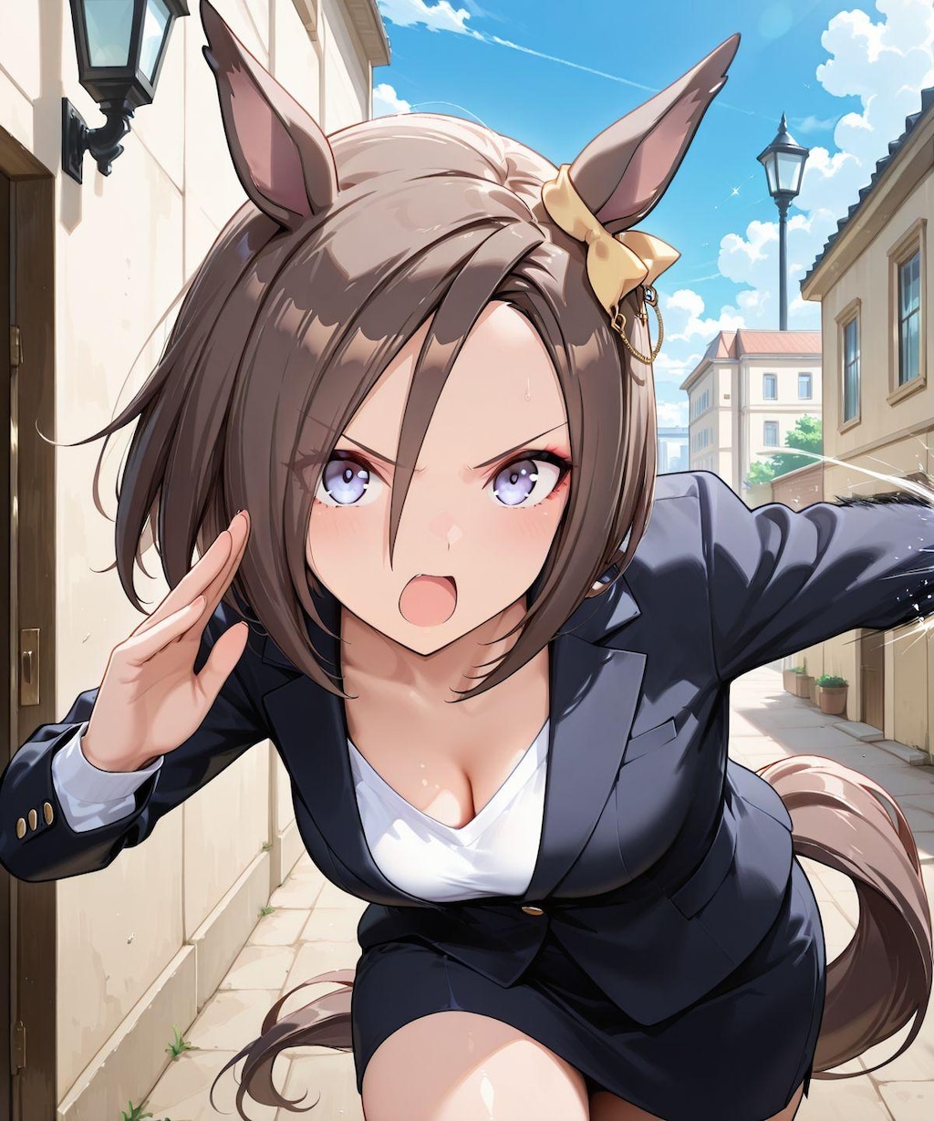 敵を追い払うエアグルーヴ