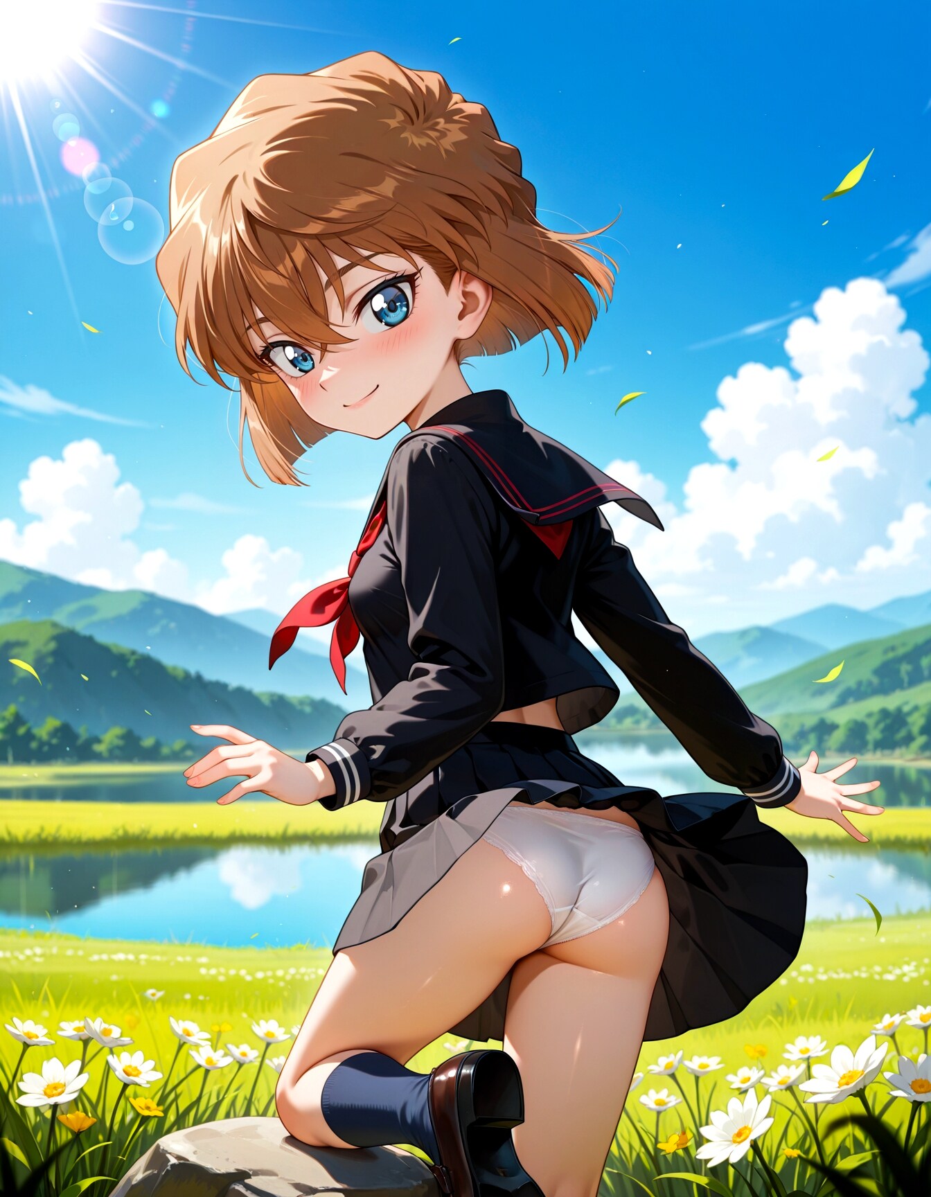 灰原哀・パンチラ
