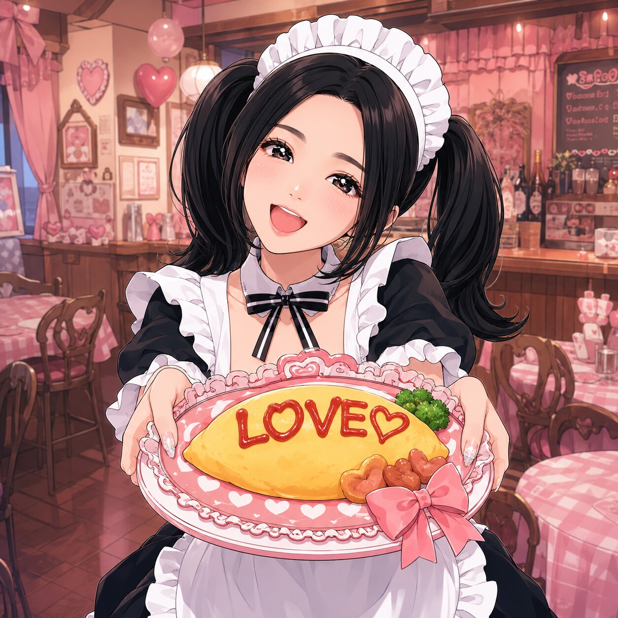 お待たせしましたご主人様ぁ♡/メイドちゃん♪ | の人気AIイラスト・グラビア