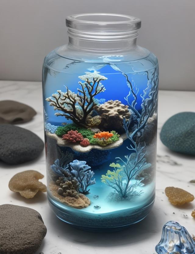 ガラス瓶の中の異世界
