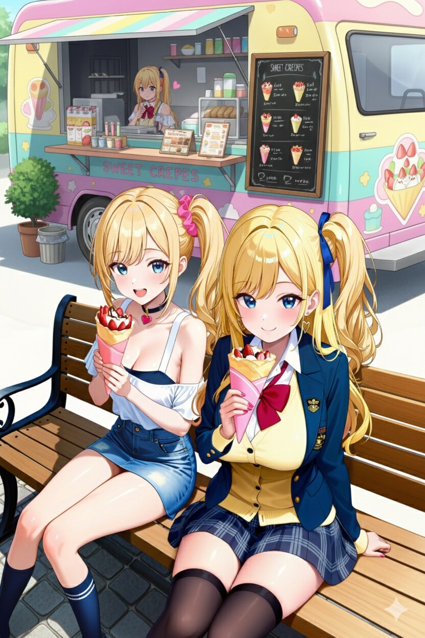 コラボ　七海ちゃんとナミちゃん
