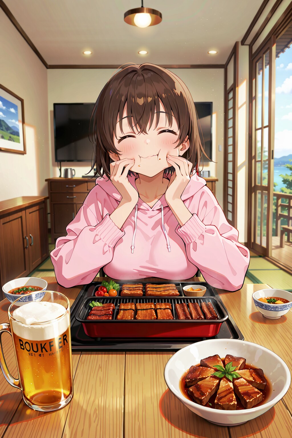 うなぎと女の子 Y722