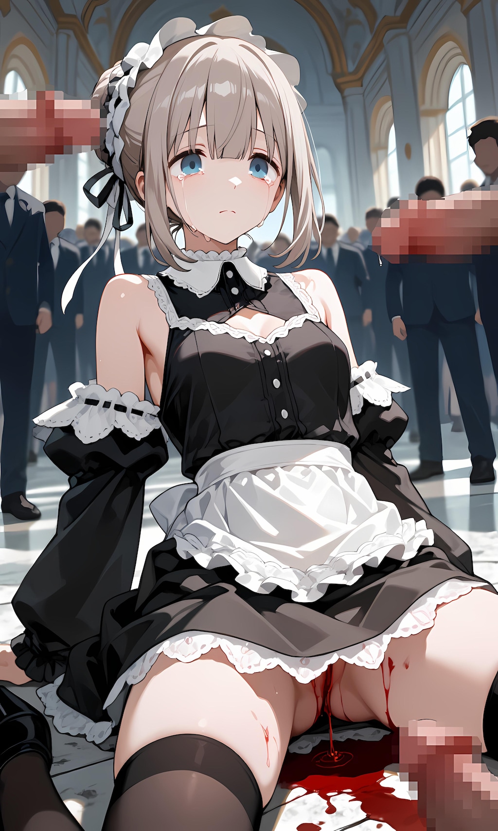 処女を奪われたメイドあさひちゃん4