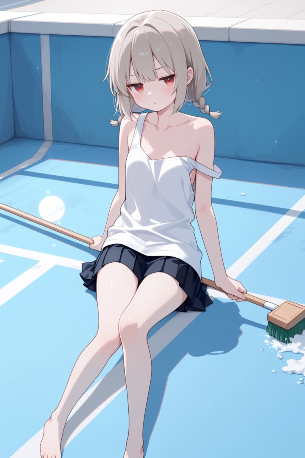 プール清掃