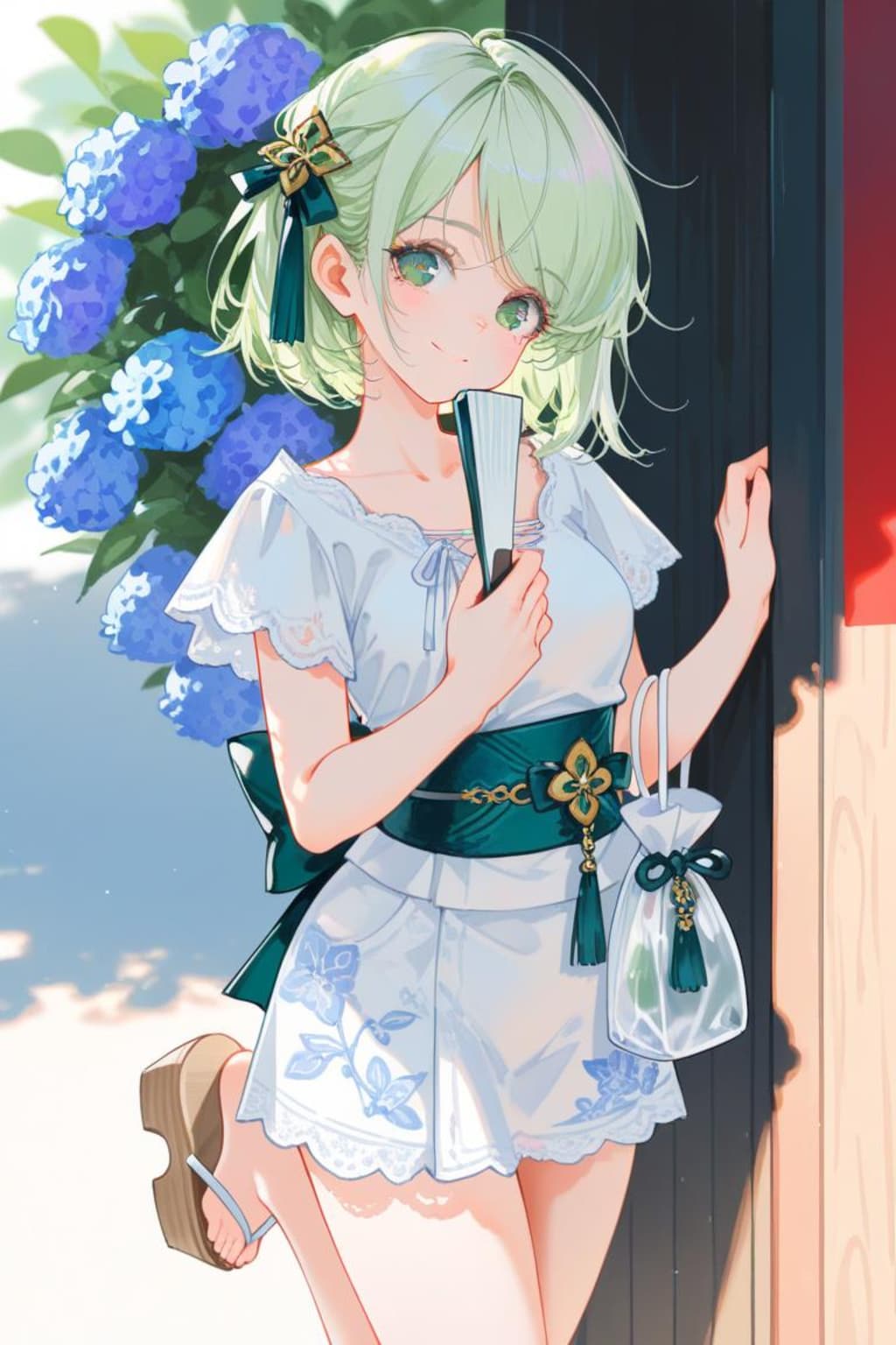 カチワリと和装コーデ