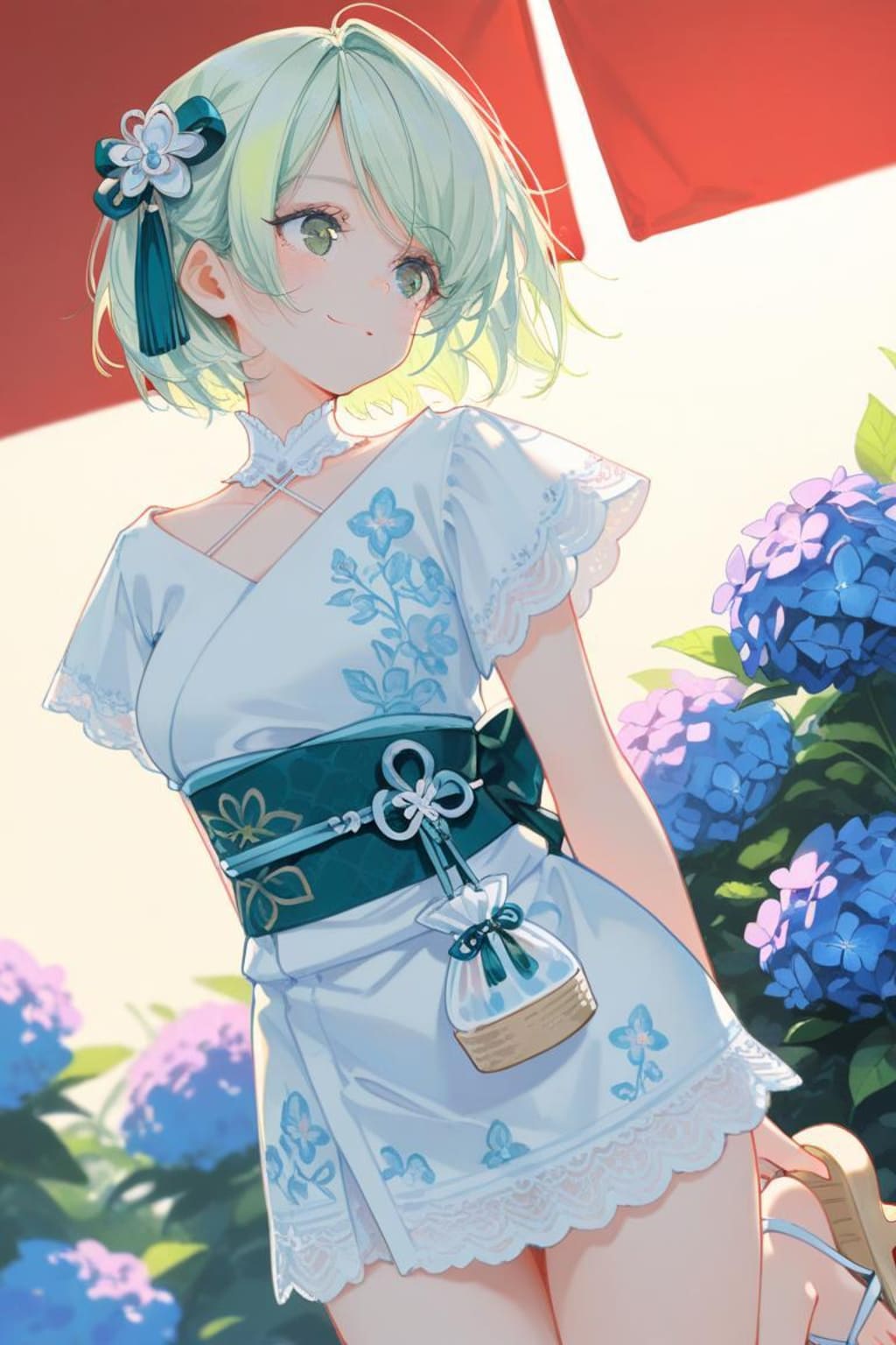 カチワリと和装コーデ