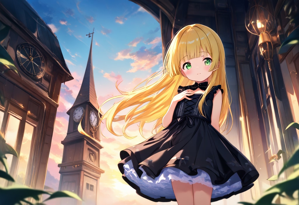 GothLoli in Clock Tower 07/02