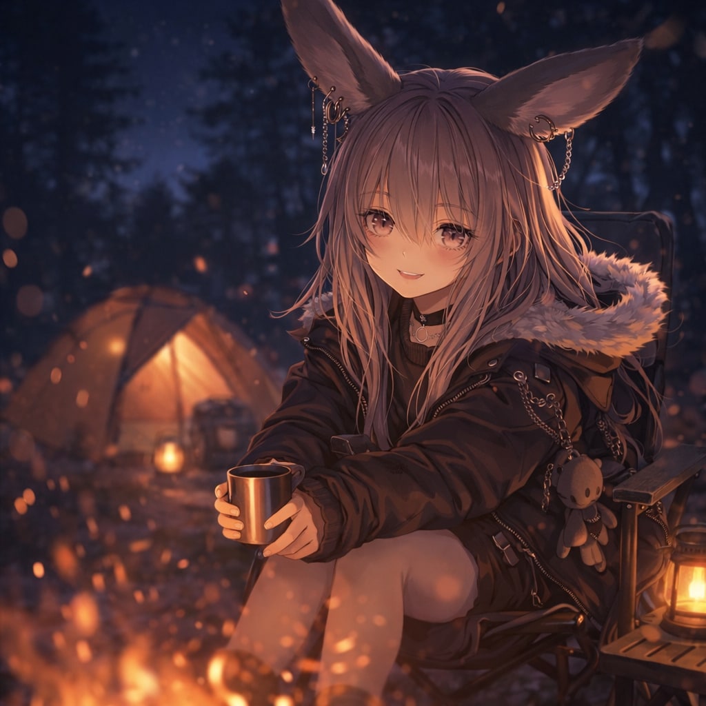 キャンプ(*´ω`*)企画記念イラスト