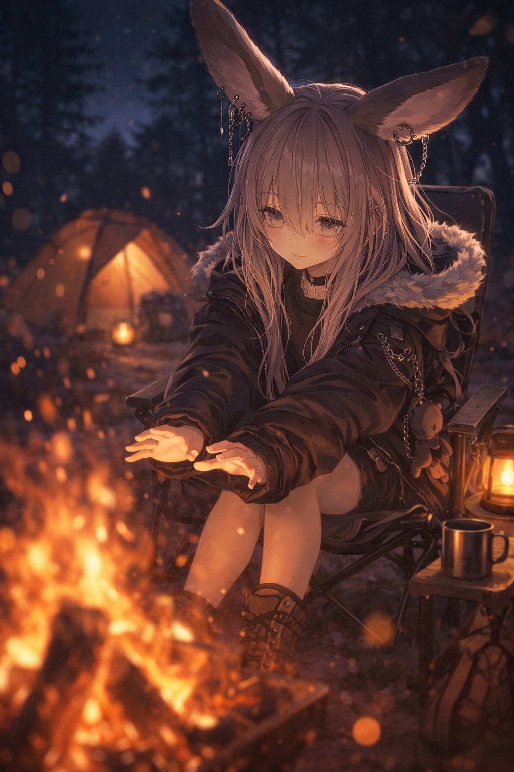 キャンプ(*´ω`*)企画記念イラスト