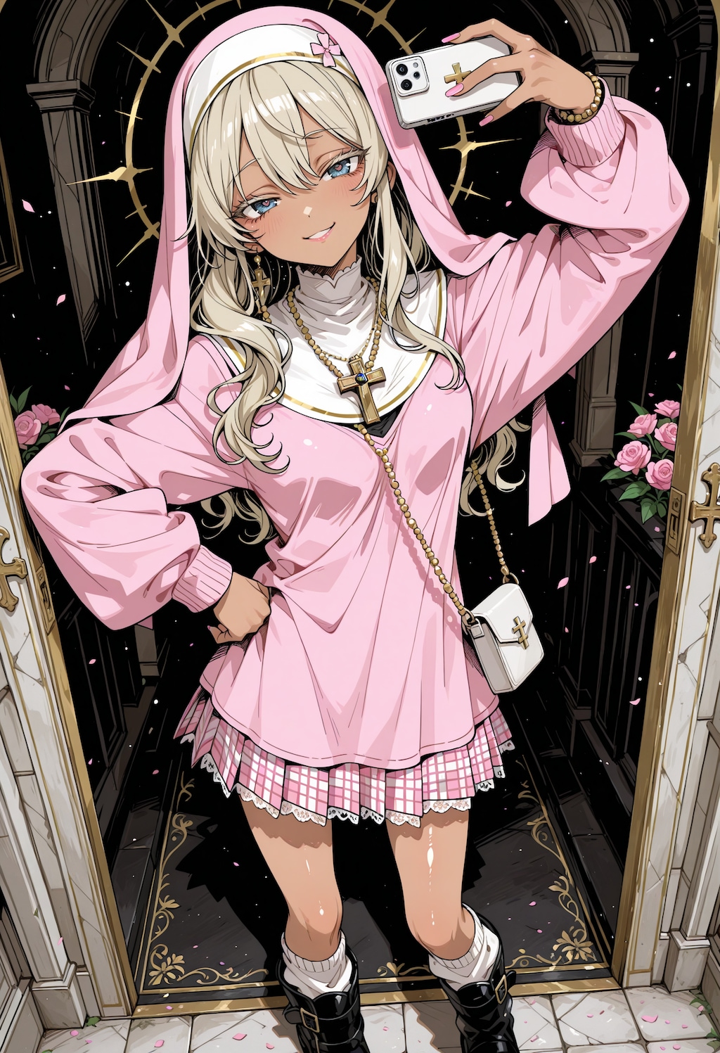 ピンク修道服ギャルシスター