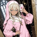 ピンク修道服ギャルシスター 2枚目