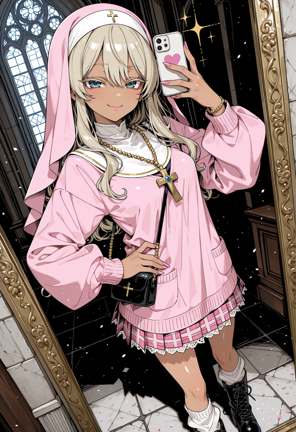 ピンク修道服ギャルシスター