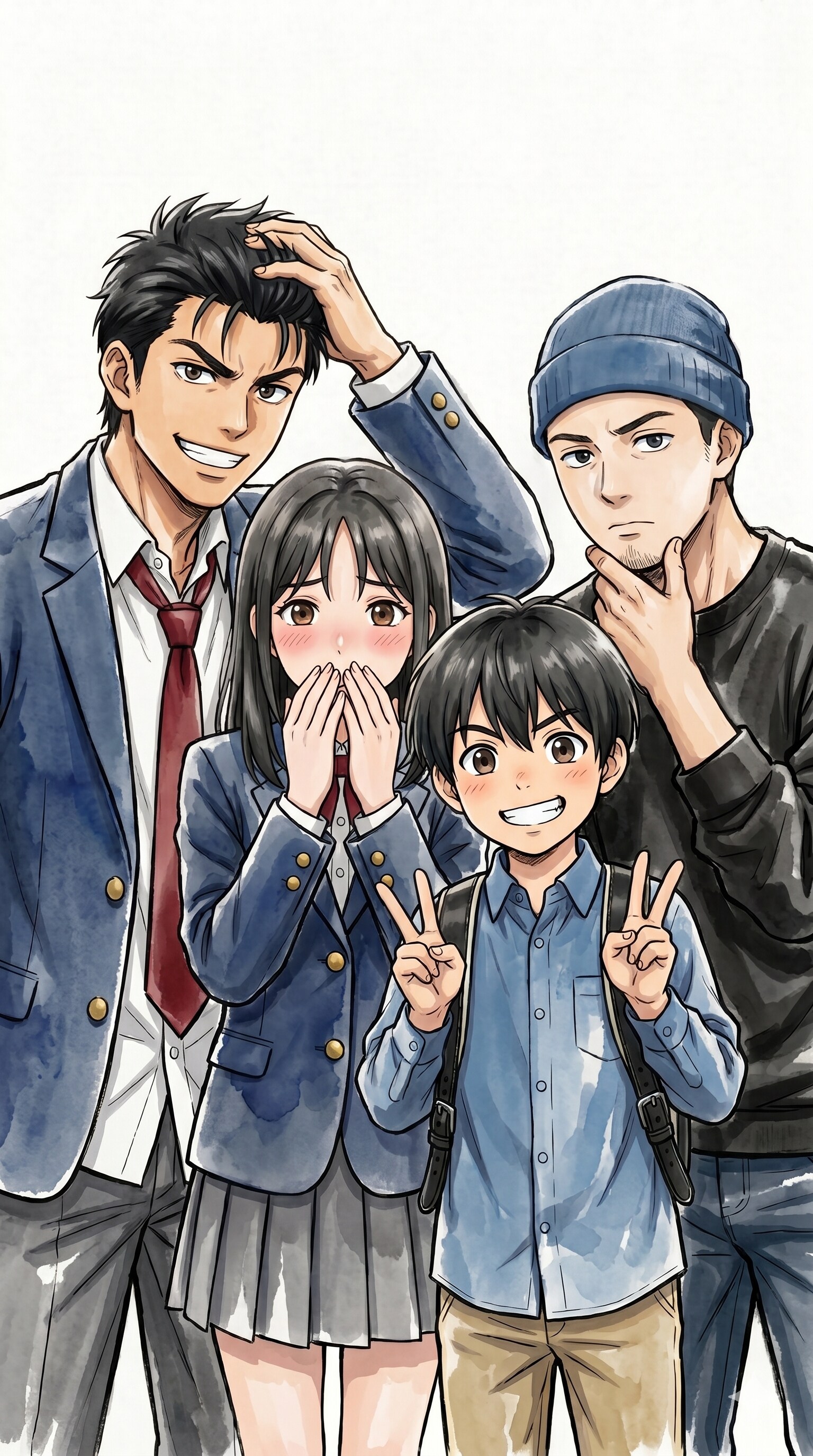 4人組 152 | の人気AIイラスト・グラビア