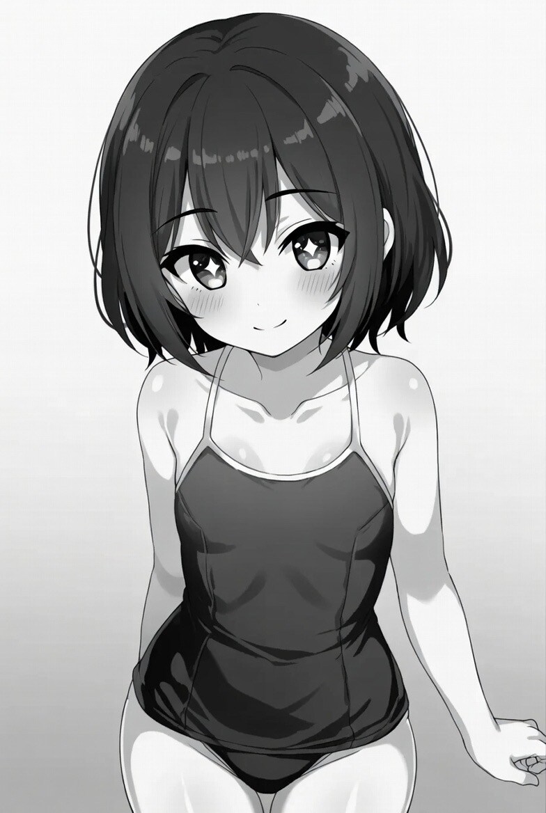 明日はプールの日なんだ