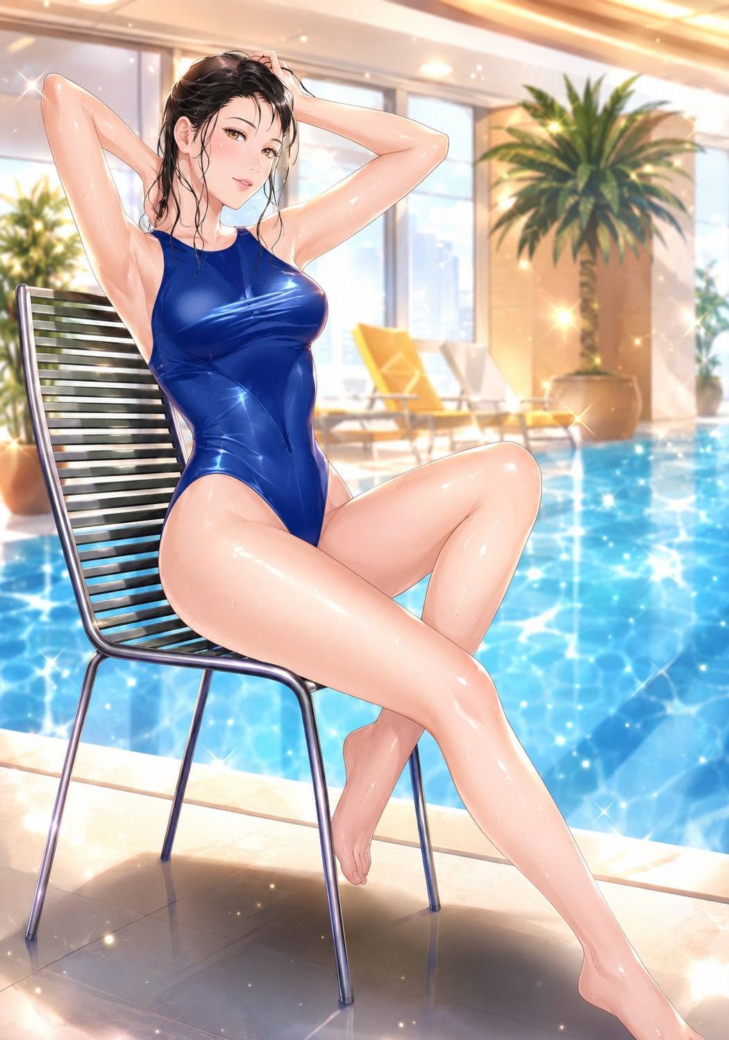 競泳水着女性