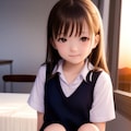 夕暮れの教室 4枚目